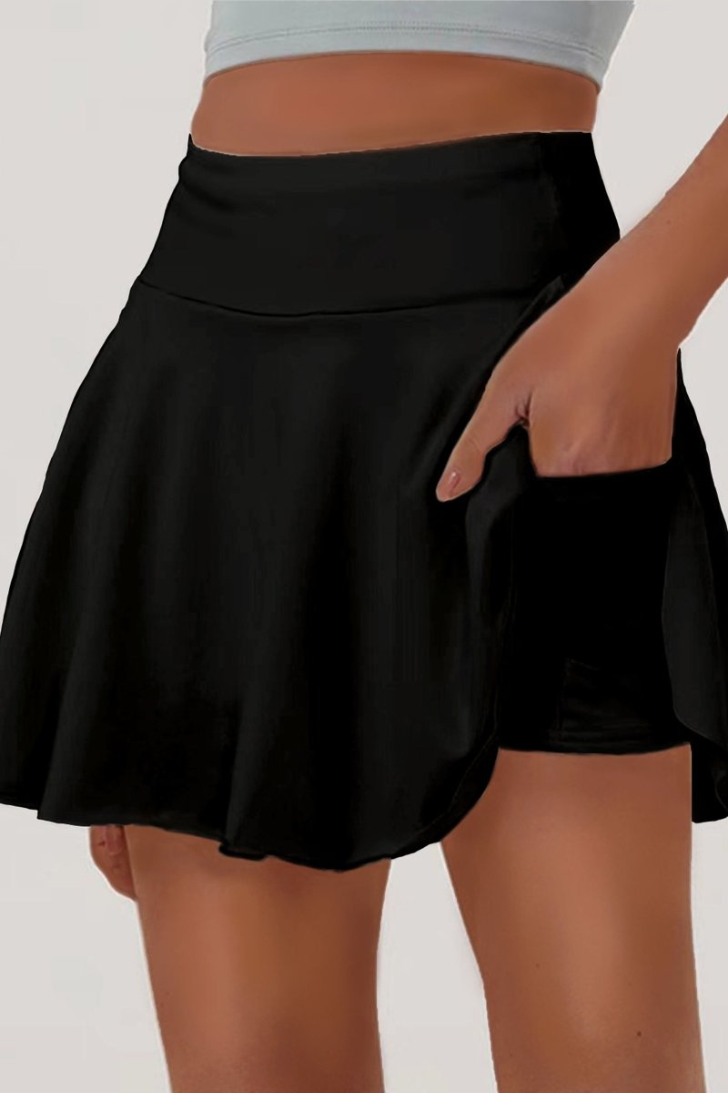 Elegant Summer Midi Skirt with Integrated Pockets and Breathable Fabric 2