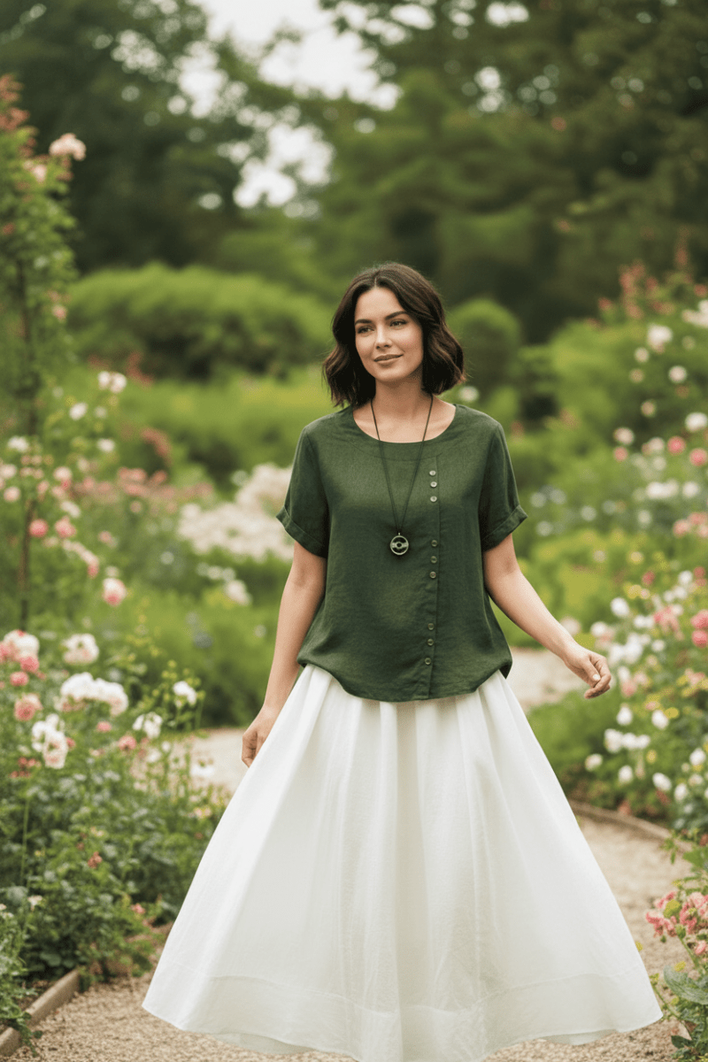 Elegant Summer T-Shirt for Breathable Comfort and Style 3