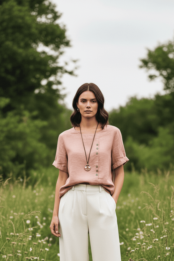 Elegant Summer T-Shirt for Breathable Comfort and Style 5