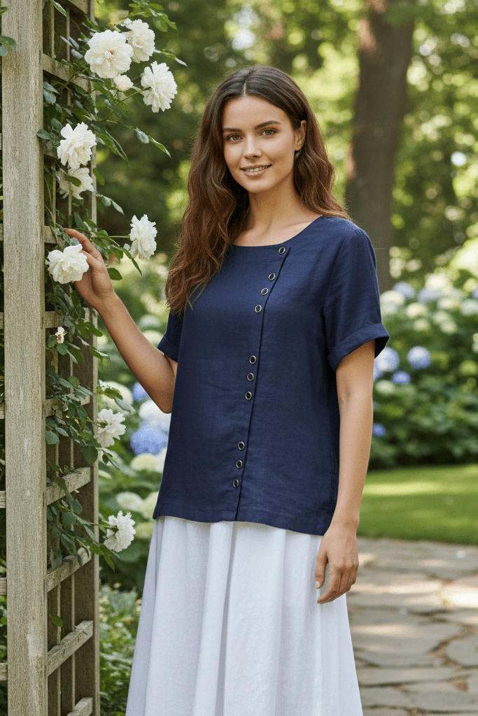 Elegant Summer T-Shirt for Breathable Comfort and Style 7