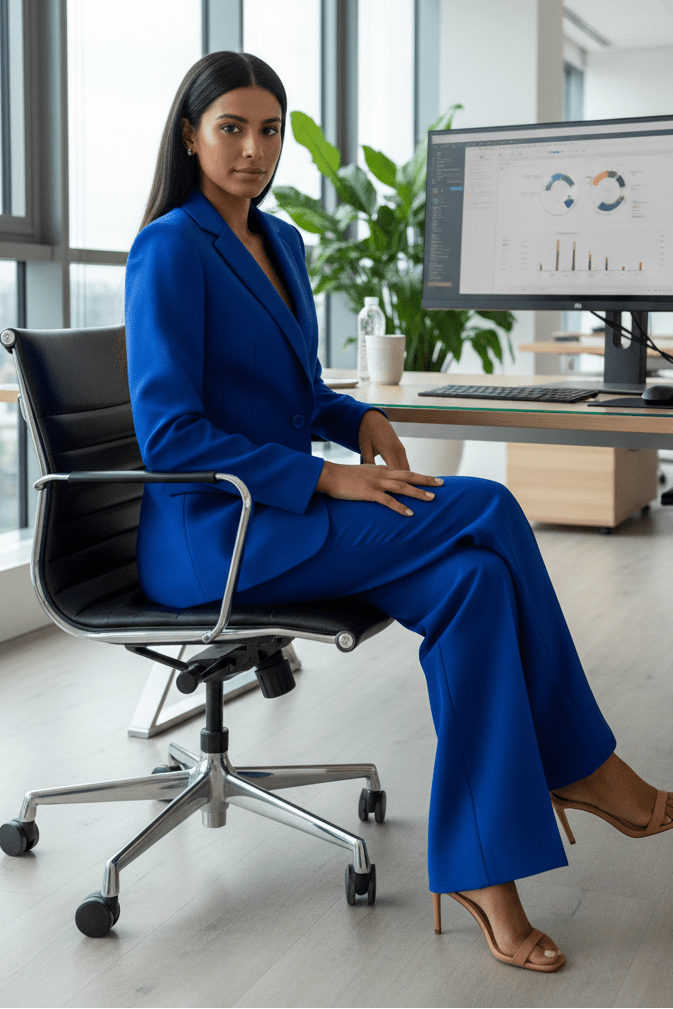 Elegant Tailored Suit Set for Professional Style and Versatility 2