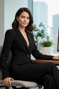 Elegant Tailored Suit Set for Professional Style and Versatility 3