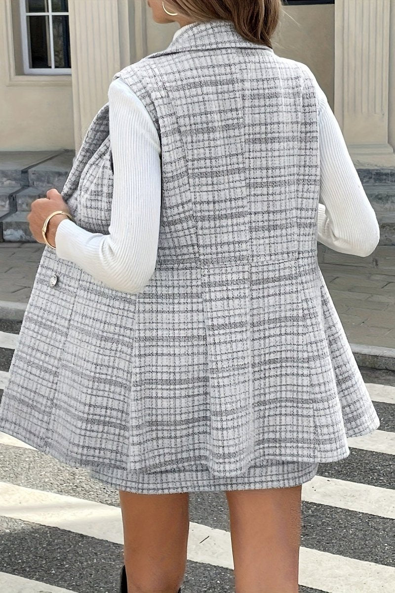Elegant Tweed Skirt Suit Set for Chic Versatility and Timeless Style 2