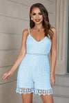 Elegant V-Neck Jumpsuit with Slingback Straps and Wide-Leg Design 0