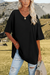 Elegant V-Neck T-Shirt for Effortless Style and All-Day Comfort 0