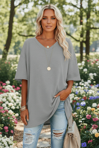 Elegant V-Neck T-Shirt for Effortless Style and All-Day Comfort 7