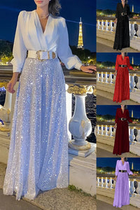 Elegant Wide-Leg Jumpsuit with Slim Waist for Versatile Style 8