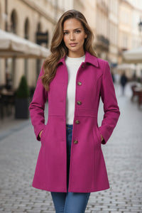 Polished Finish A-Line Everyday Parka
