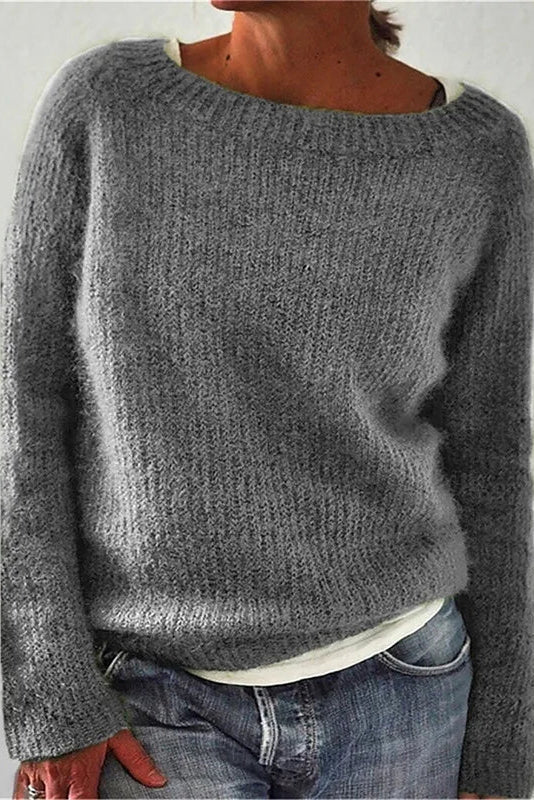 Everyday Knit Sweater with Clean Silhouette for Effortless Style 5