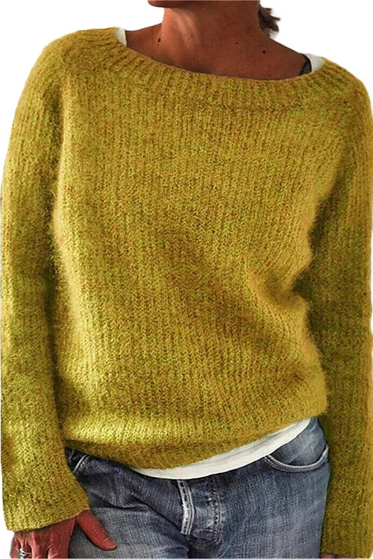 Everyday Knit Sweater with Clean Silhouette for Effortless Style 6