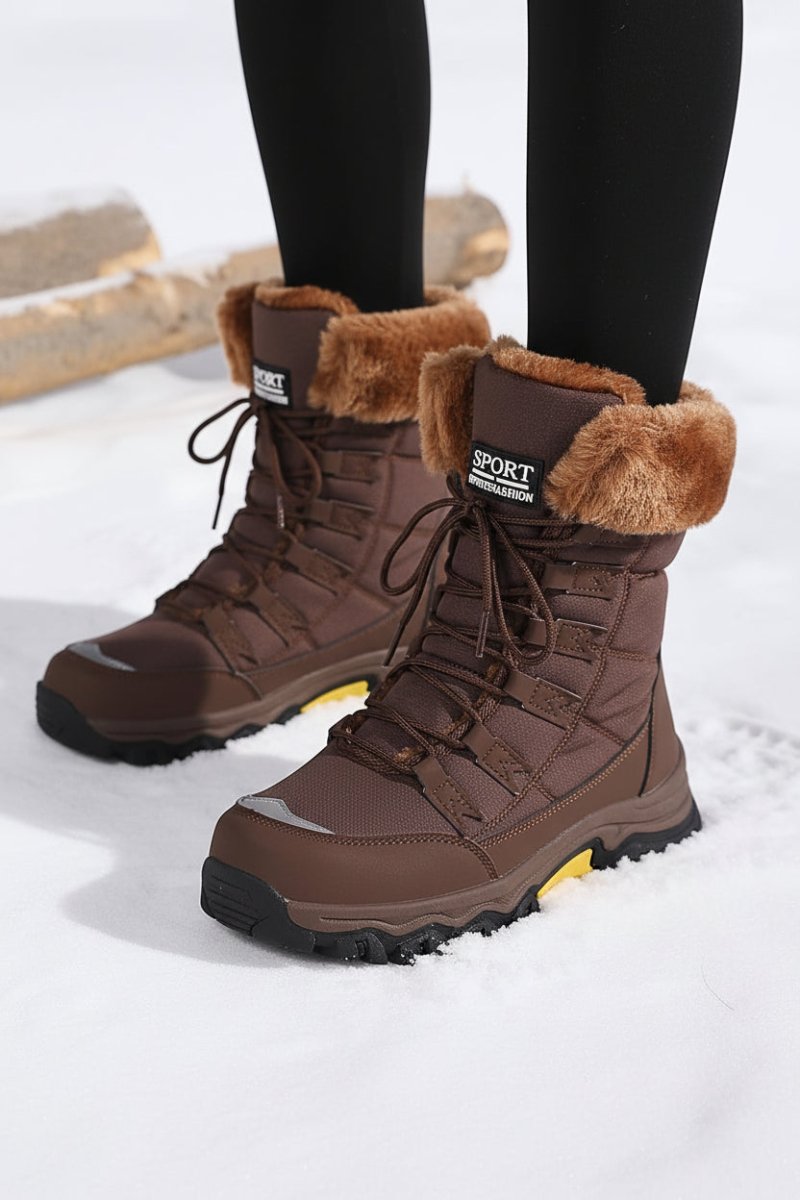 Fashionable Black Ankle Boots with Plush Lining and Supportive Sole 5
