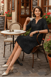 Floral Summer Dress with V-Neck Elegance and Comfort 1