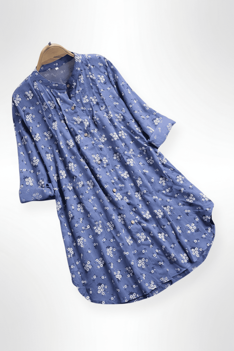Floral Summer Shirt in Soft Breathable Fabric for Effortless Style 4