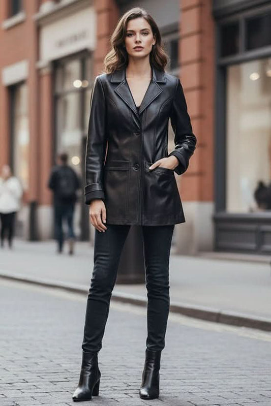 Genuine Lambskin Leather Jacket for Timeless Elegance 1