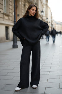 Roll-Neck Loungewear Set