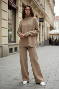Roll-Neck Loungewear Set