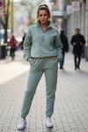 Half Zip Jogging Set for Effortless Style and Comfort 0