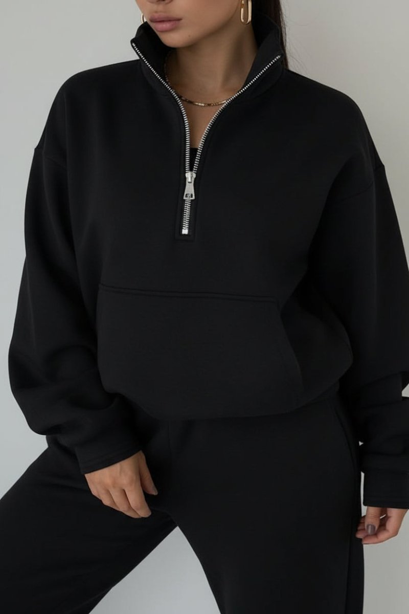 Half Zip Jogging Set for Effortless Style and Comfort 2