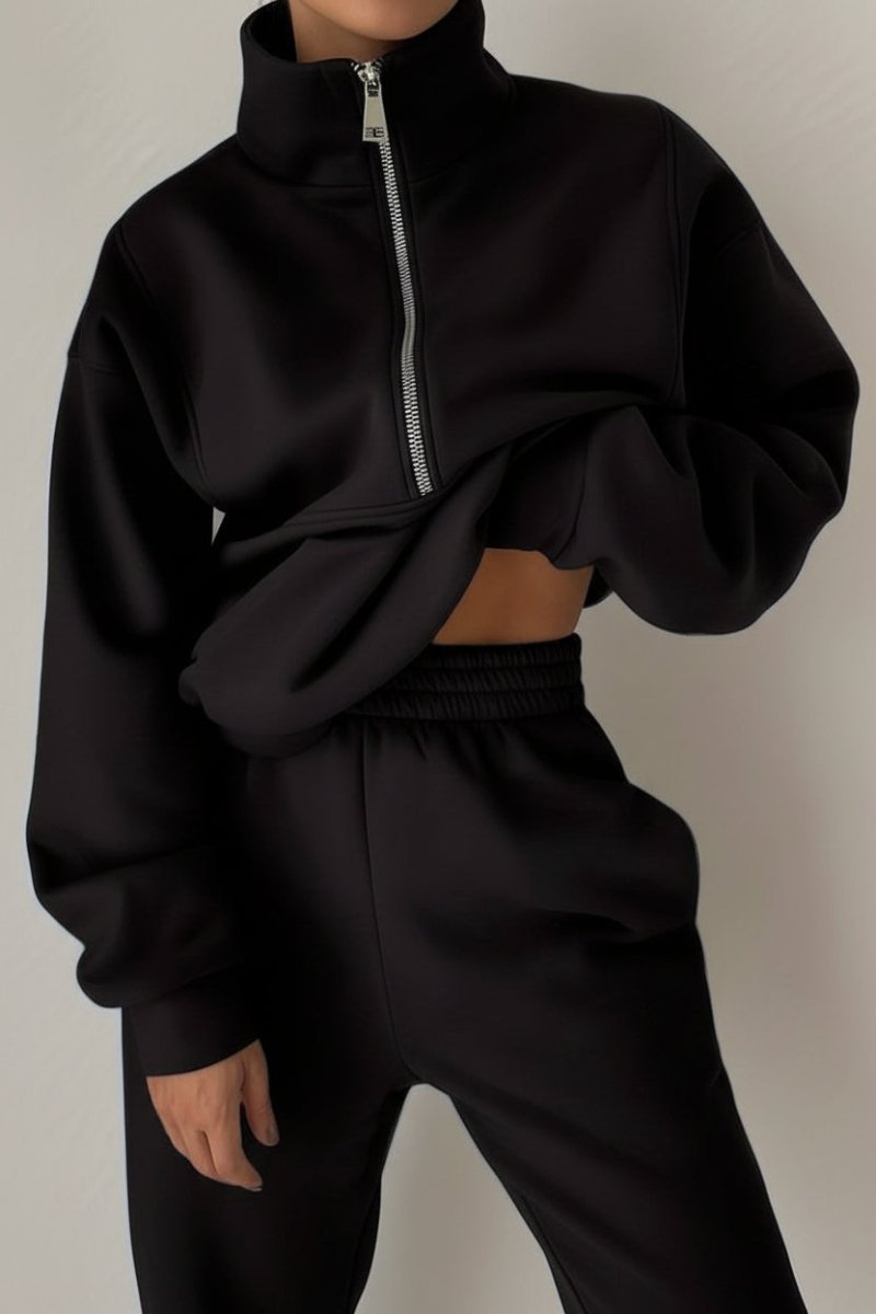 Half Zip Jogging Set for Effortless Style and Comfort 7