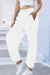 High-Rise Joggers for Effortless Comfort and Style in Soft, Flexible Fabric 4