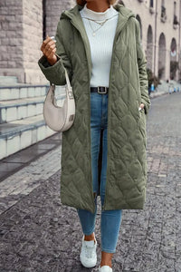 Hooded Quilted Jacket for Modern Warmth and Style 0