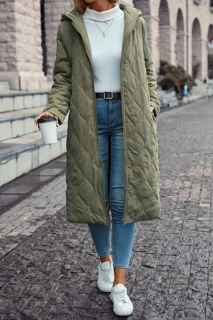 Hooded Quilted Jacket for Modern Warmth and Style 1
