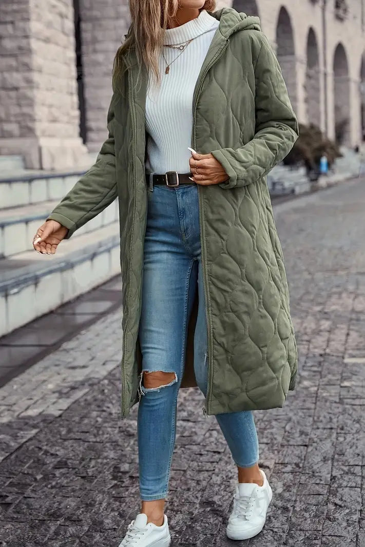 Hooded Quilted Jacket for Modern Warmth and Style 3
