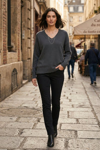 Everyday V-Neck Comfort Sweater
