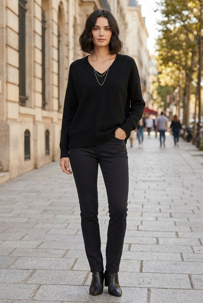 Everyday V-Neck Comfort Sweater