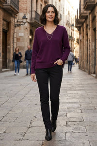 Everyday V-Neck Comfort Sweater