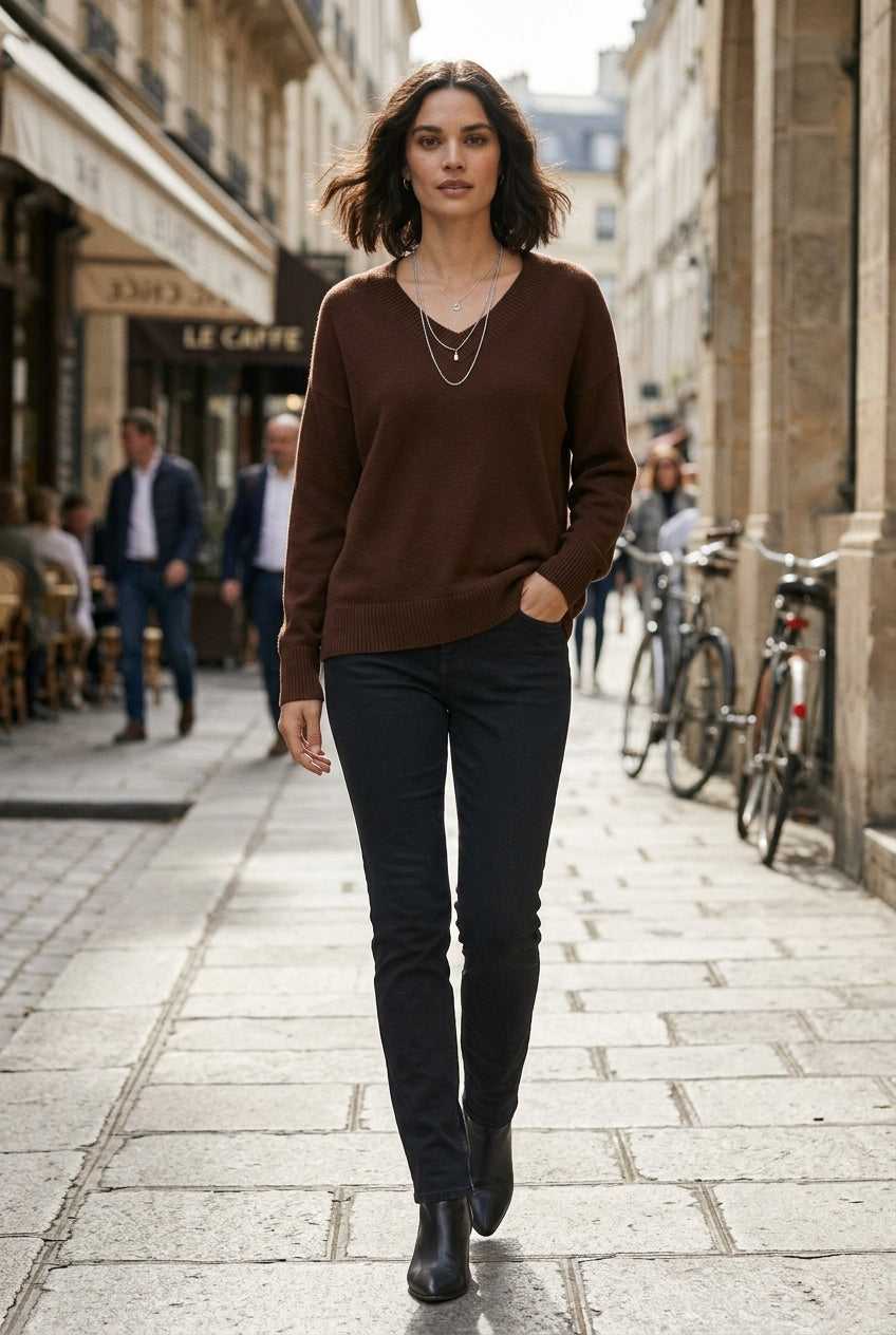 Everyday V-Neck Comfort Sweater