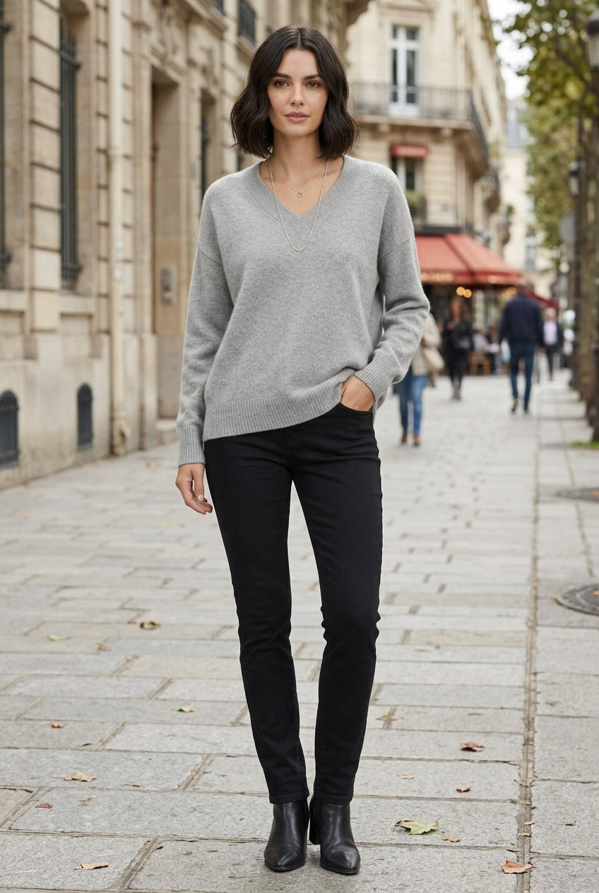 Everyday V-Neck Comfort Sweater