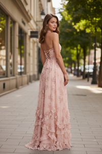 Soft Occasion Halter Dress