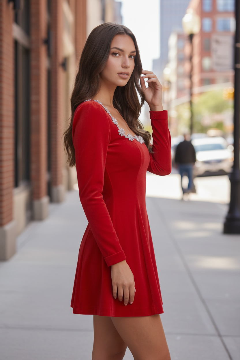 Mini Dress for Evening Wear
