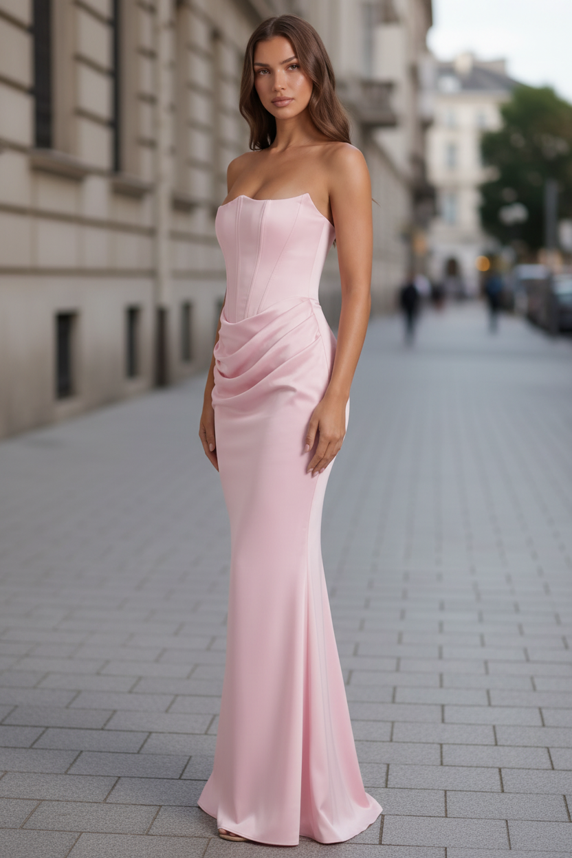 Gentle Fit Strapless Maxi Dress