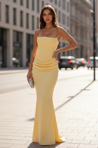 Gentle Structure Maxi Dress