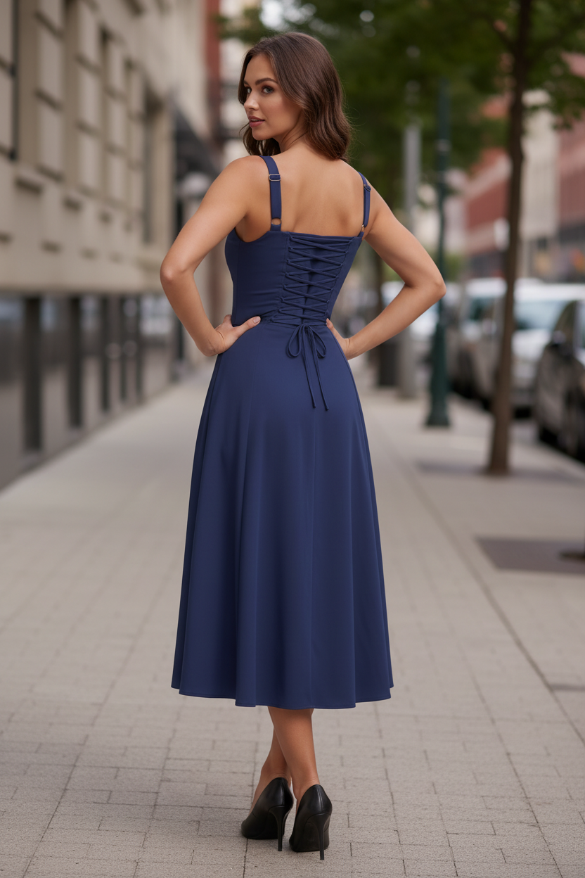 Flattering Gown Length Dress