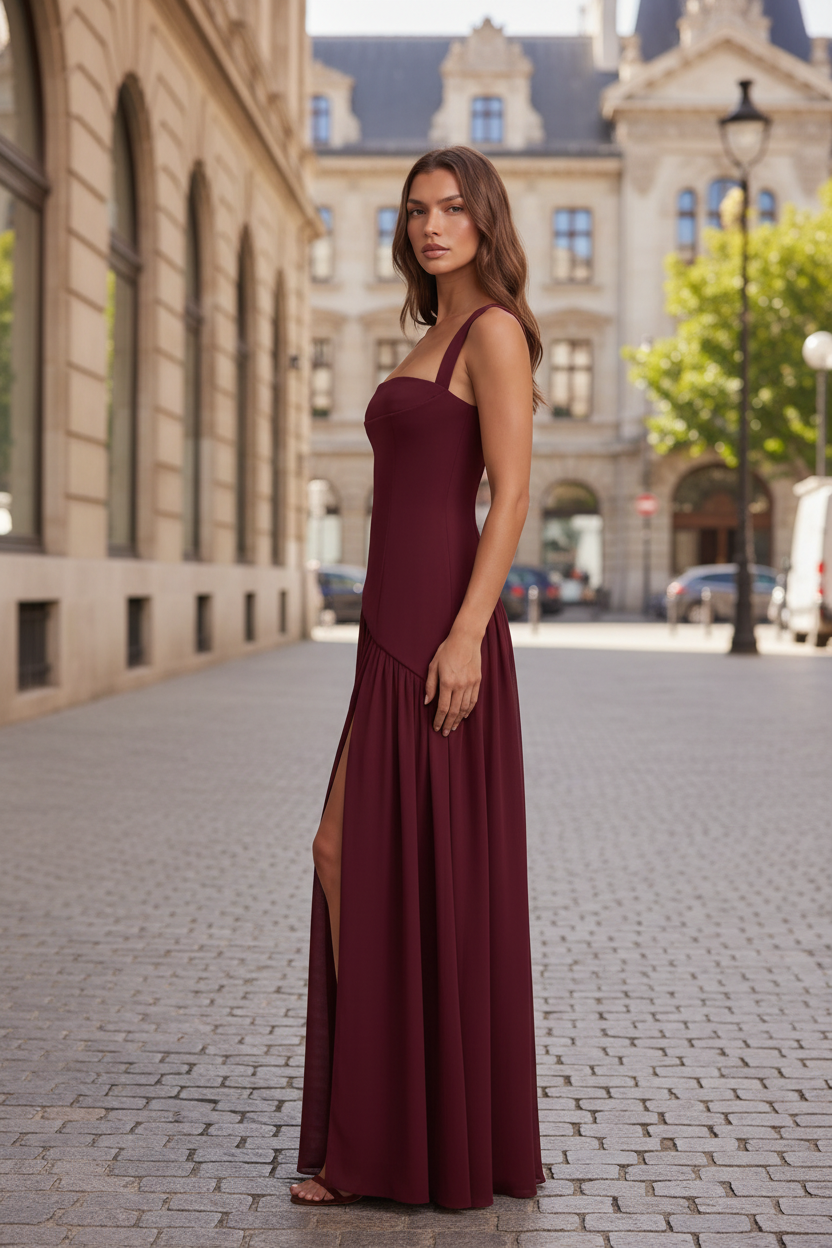 Strapless Maxi Dress
