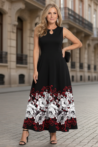 Flattering A-Line Maxi Dress