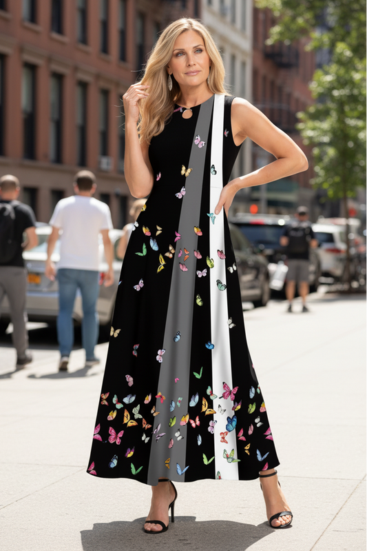 Flattering A-Line Maxi Dress