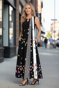 Flattering A-Line Maxi Dress