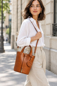 Smile Charm Handbag for Chic Everyday Carrying
