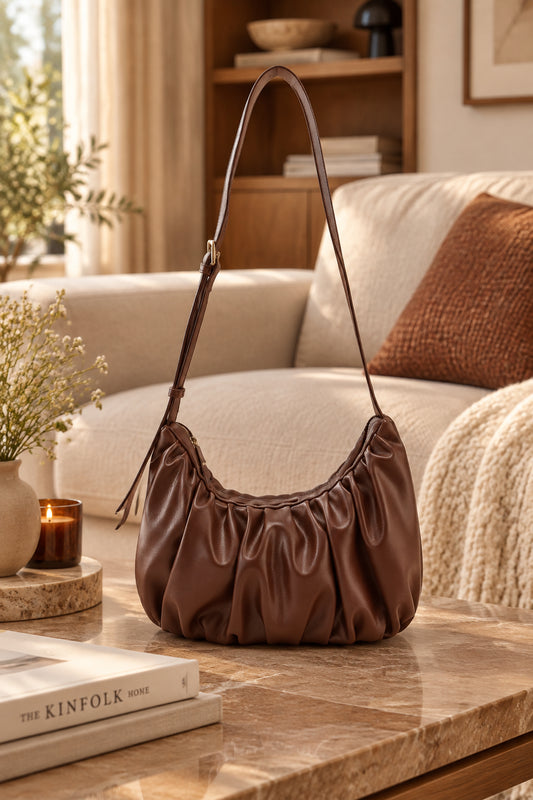 Croissant-Shaped Sling Bag