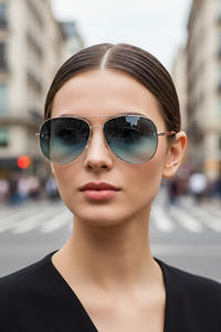 Lightweight Aviator Sunglasses with UV400 Protection and Anti-Reflective Lenses 4