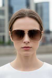 Lightweight Aviator Sunglasses with UV400 Protection and Anti-Reflective Lenses 5