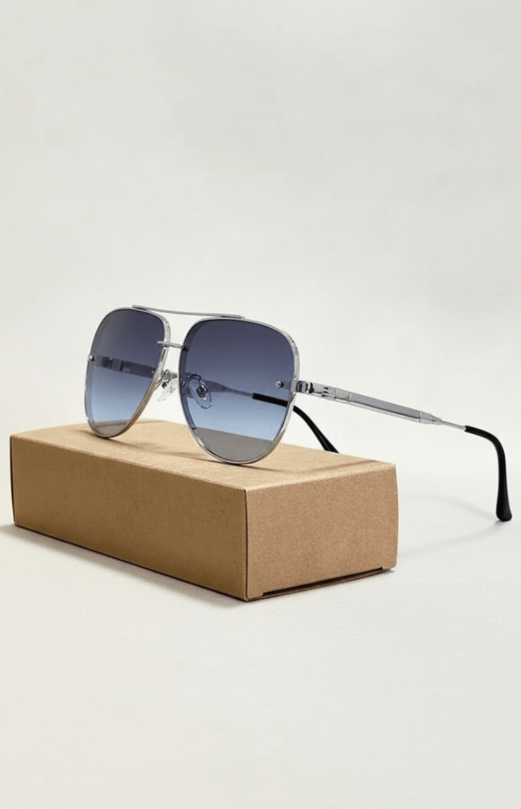 Lightweight Aviator Sunglasses with UV400 Protection and Anti-Reflective Lenses 7