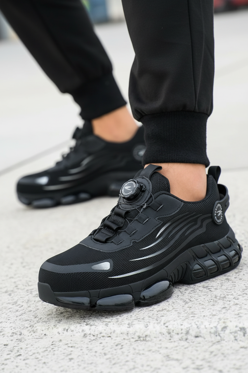 Lightweight Breathable Safety Shoes with Steel Toe Protection 0