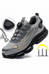 Lightweight Breathable Safety Shoes with Steel Toe Protection 5