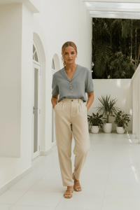 Lightweight Cotton-Linen T-Shirt for Effortless Summer Style 2