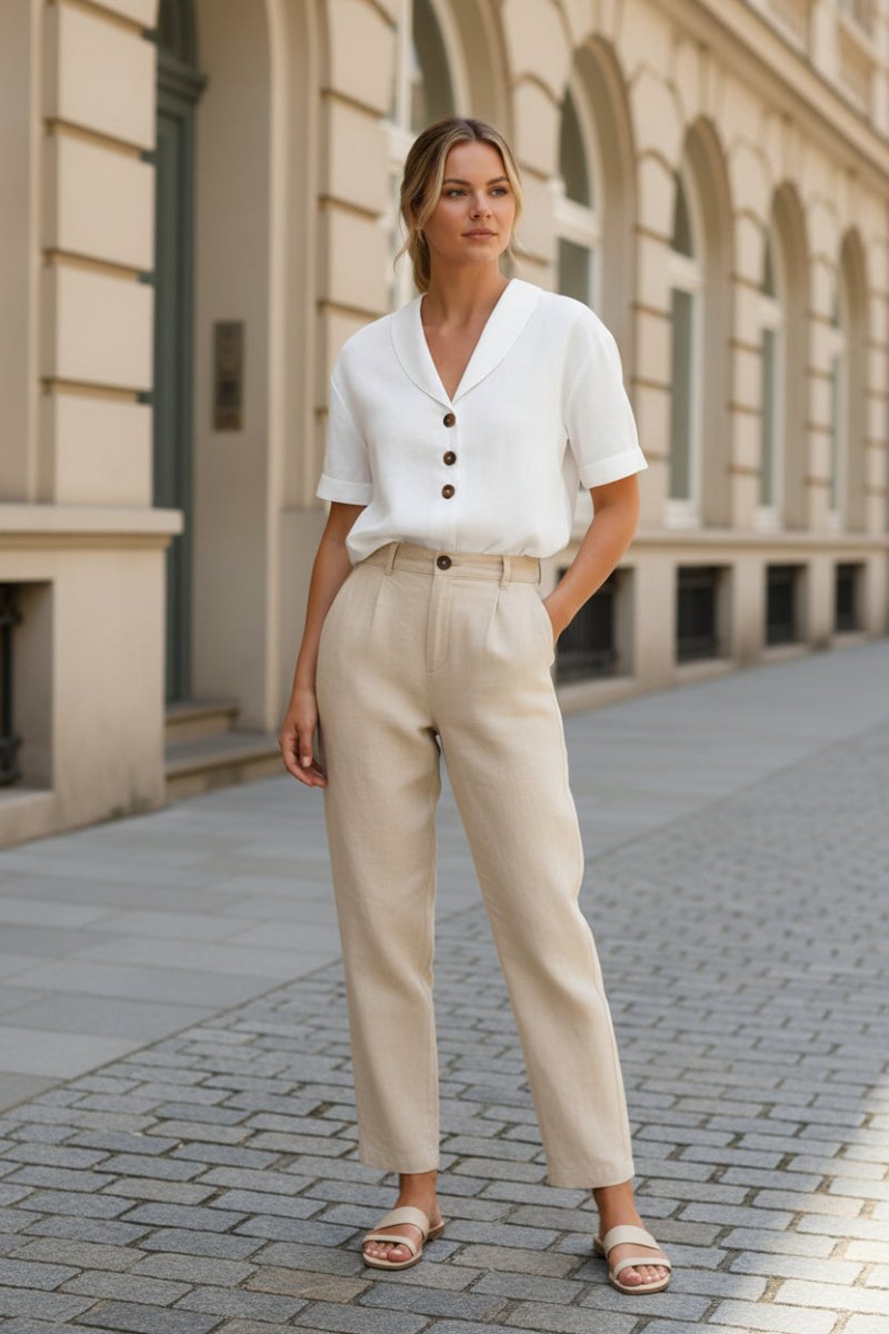 Lightweight Cotton-Linen T-Shirt for Effortless Summer Style 3